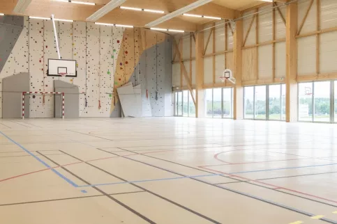 Le gymnase du lycée