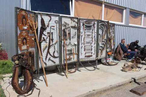 Exposition de vieux outils 